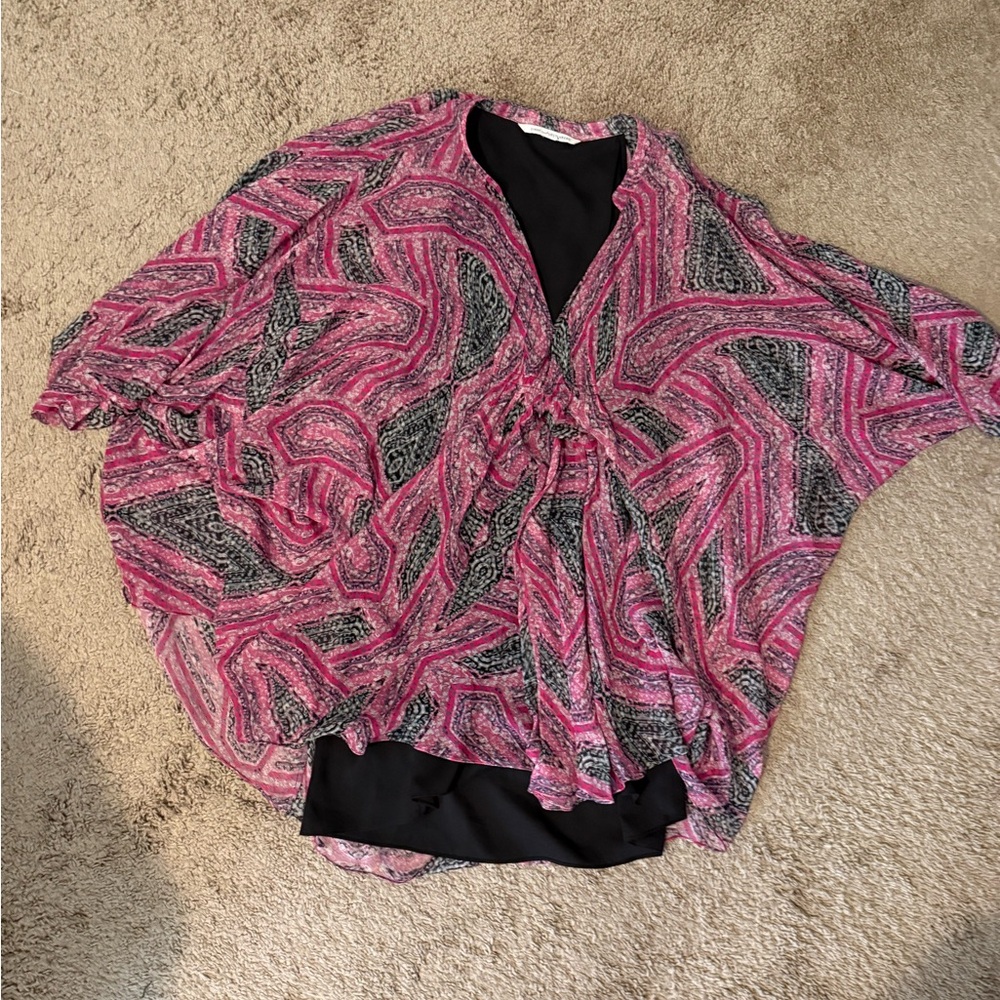 Diane Von Furstenberg Kaftan Blouse